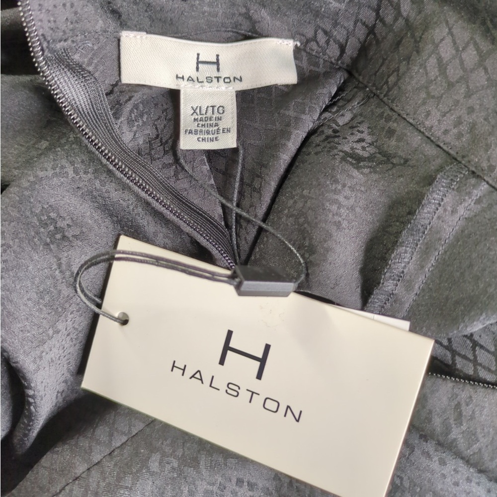 2x 👯‍♀️Host Pick⚡️H by Halston Snakeskin Print Mock Neck Dress - Picture 6 of 9